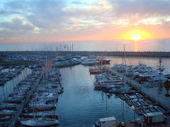 View Marina Herzliya sunset